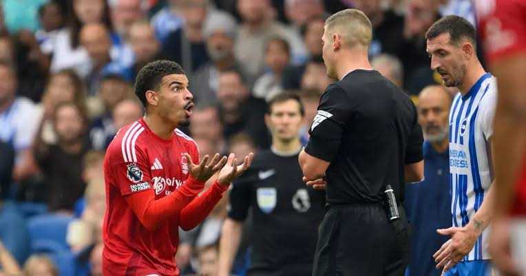 Morgan Gibbs-White in match against Brighton.